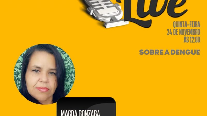 Entrevista amanhã as 12:00 com agente de endemias Magda Gonzaga!