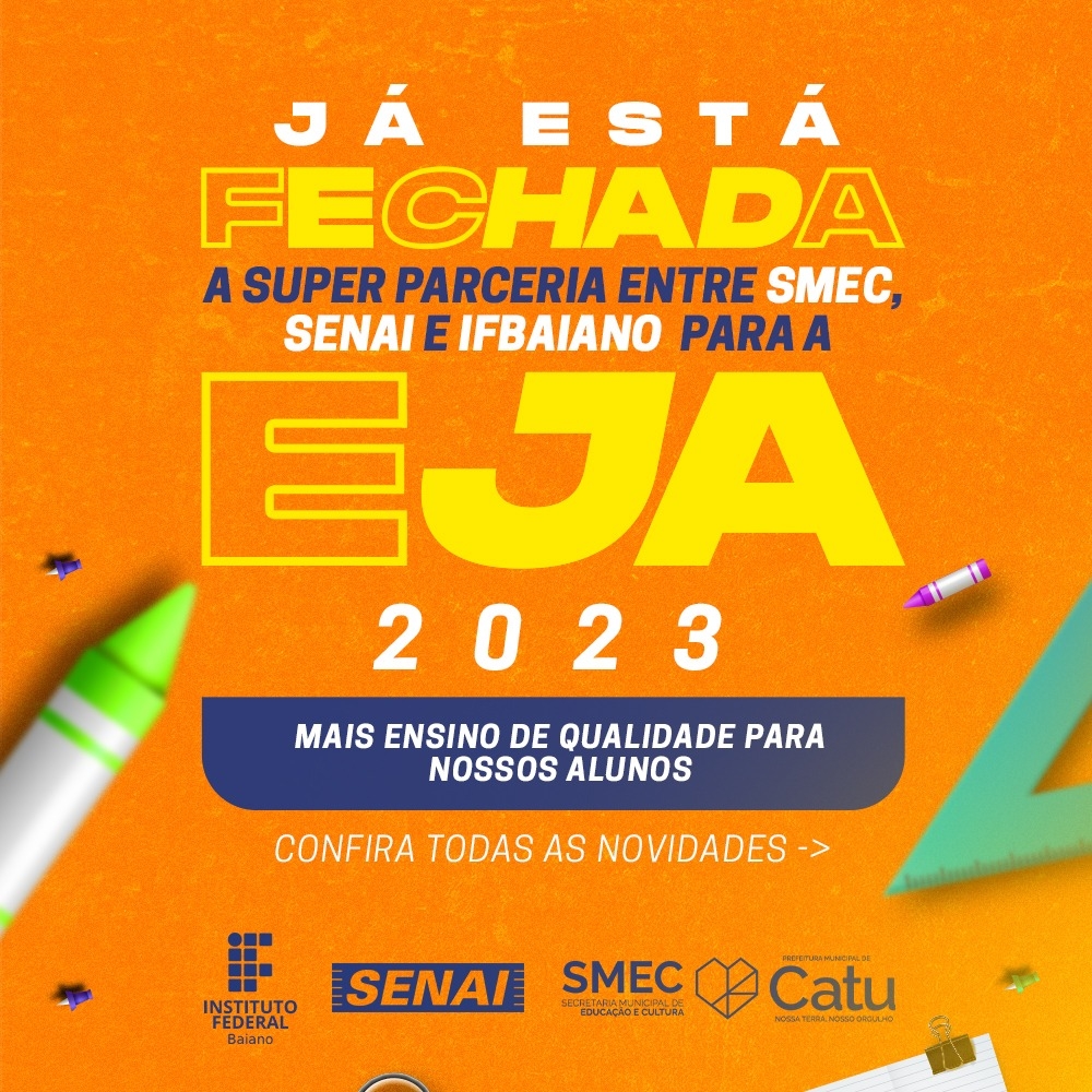 Parceria entre Prefeitura, IF e SENAI garante qualificação profissional a estudantes da EJA em 2023