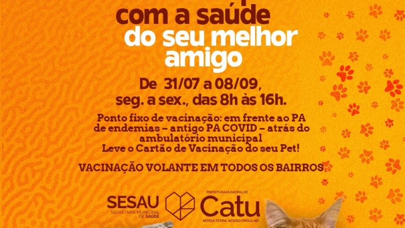 Campanha de Vacinação Antirrábica: Proteja seu pet e previna a raiva